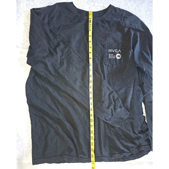 RVCA Artist Network Program Men's Long Sleeve T-Shirt Black L, Athleisure Gorp - Picture 5 of 5